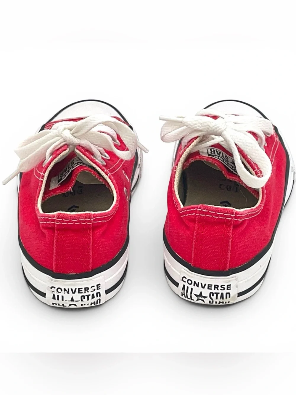 Converse Chuck Taylor All Star Low Top Sneakers Red Kids Size 13